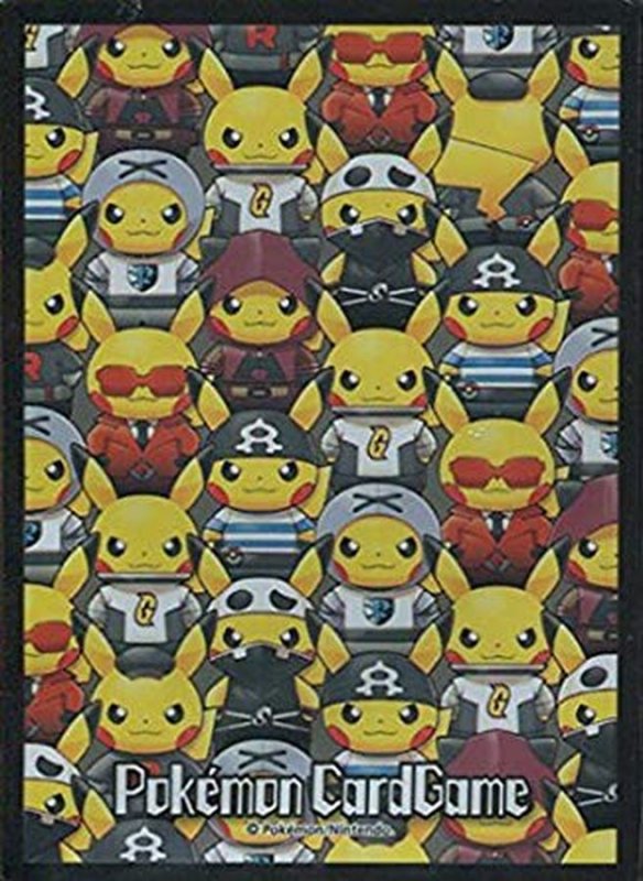 画像1: デッキシールド『団員ごっこピカチュウ』64枚入り【サプライ】 (1)