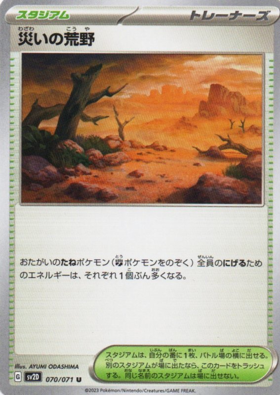 画像1: 災いの荒野【U】{070/071} [SV2D] (1)