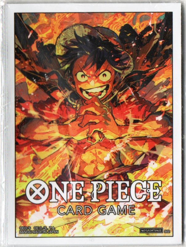 画像1: スリーブ『モンキー・D・ルフィ(日本版プロモーションスリーブ)』10枚入り【502】 (1)