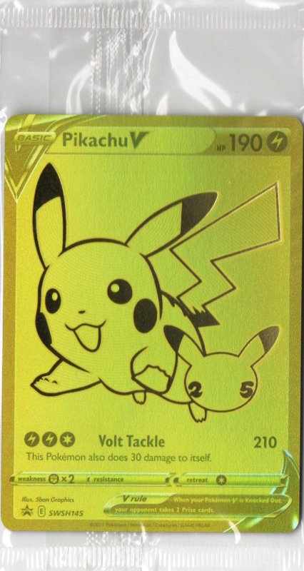 画像1: 〔状態A-〕ピカチュウV 海外版 英語版 Pikachu V 未開封 (1)