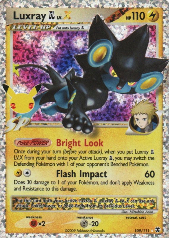 画像1: レントラーGLLV.X 海外版 英語版 25th Luxray GL LV.X (1)