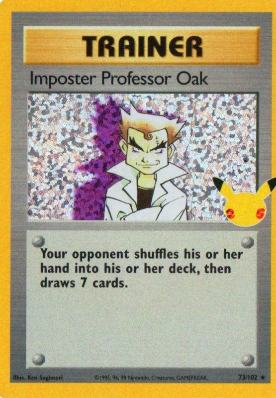 画像1: にせオーキドはかせ 海外版 英語版 25th Imposter Professor Oak (1)