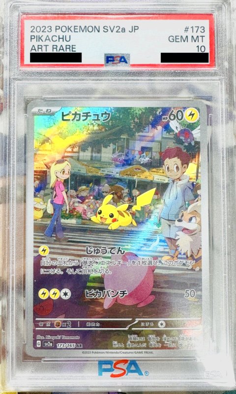 画像1: 〔PSA10鑑定済〕ピカチュウ【AR】{173/165} (1)