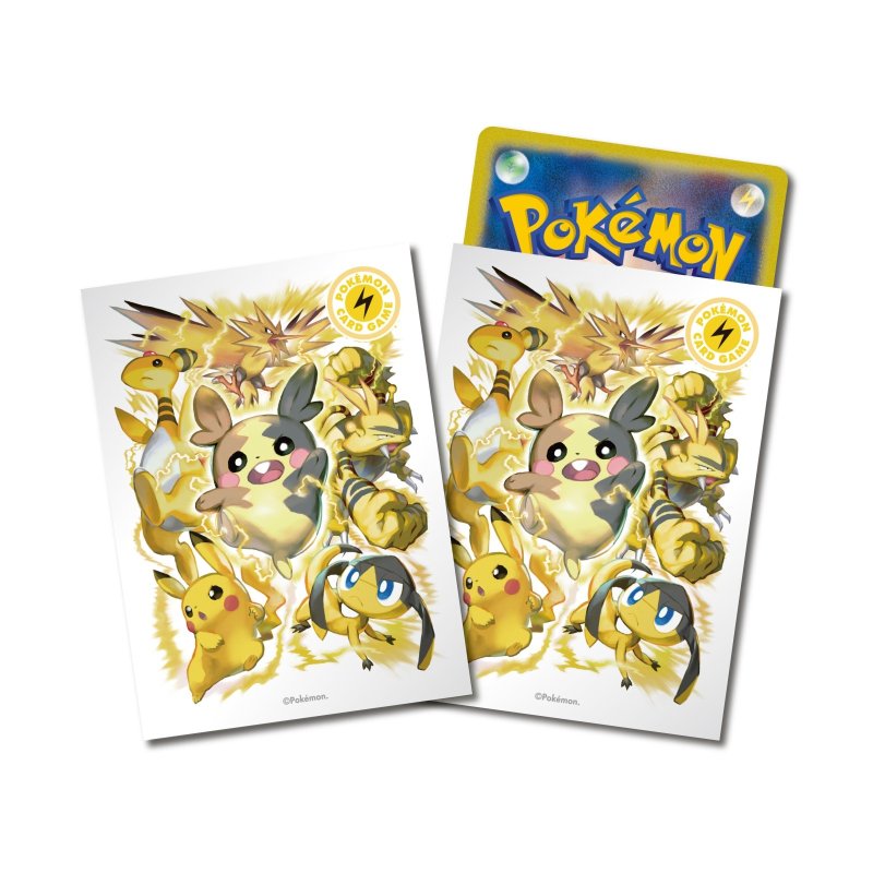 画像1: デッキシールド『タイプファイターズ 雷』64枚入り【サプライ】 (1)