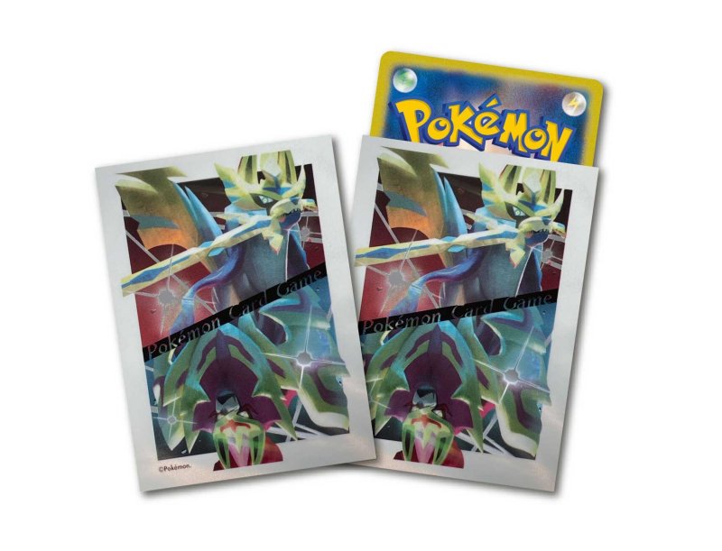 画像1: デッキシールドプレミアム・グロス『色違いのザシアン&ザマゼンタ』64枚入り【サプライ】 (1)