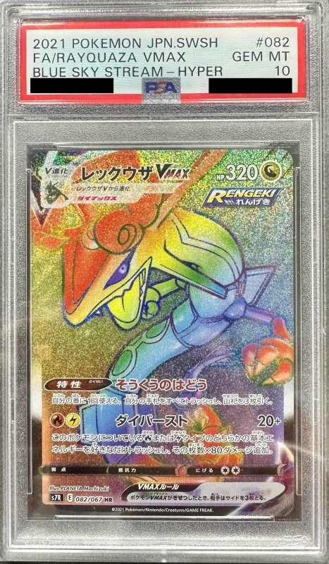 画像1: 〔PSA10鑑定済〕レックウザVMAX【HR】{082/067} (1)